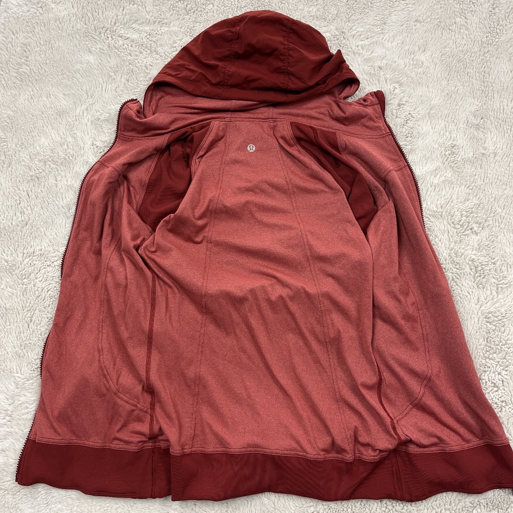 Lululemon Athletica | Dance Studio Jacket • Hooded • Reversible | Size 6 - Picture 14 of 16